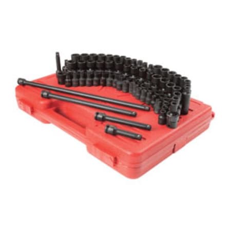 Gourmetgalley 0.38 in. Drive 6-Point Master Impact Socket Set - 80 Piece GO3594752